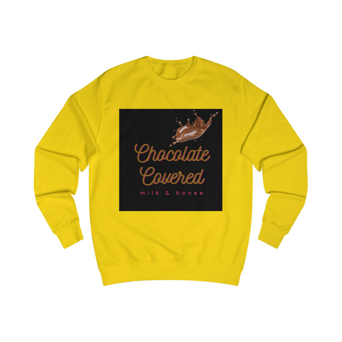 Chocolate Covered Sweatshirt —Cozy Dessert Graphic