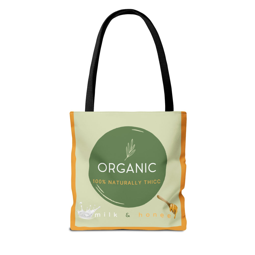 Organic Milk & Honee Tote Bag — Natural, Eco-Friendly Market Tote