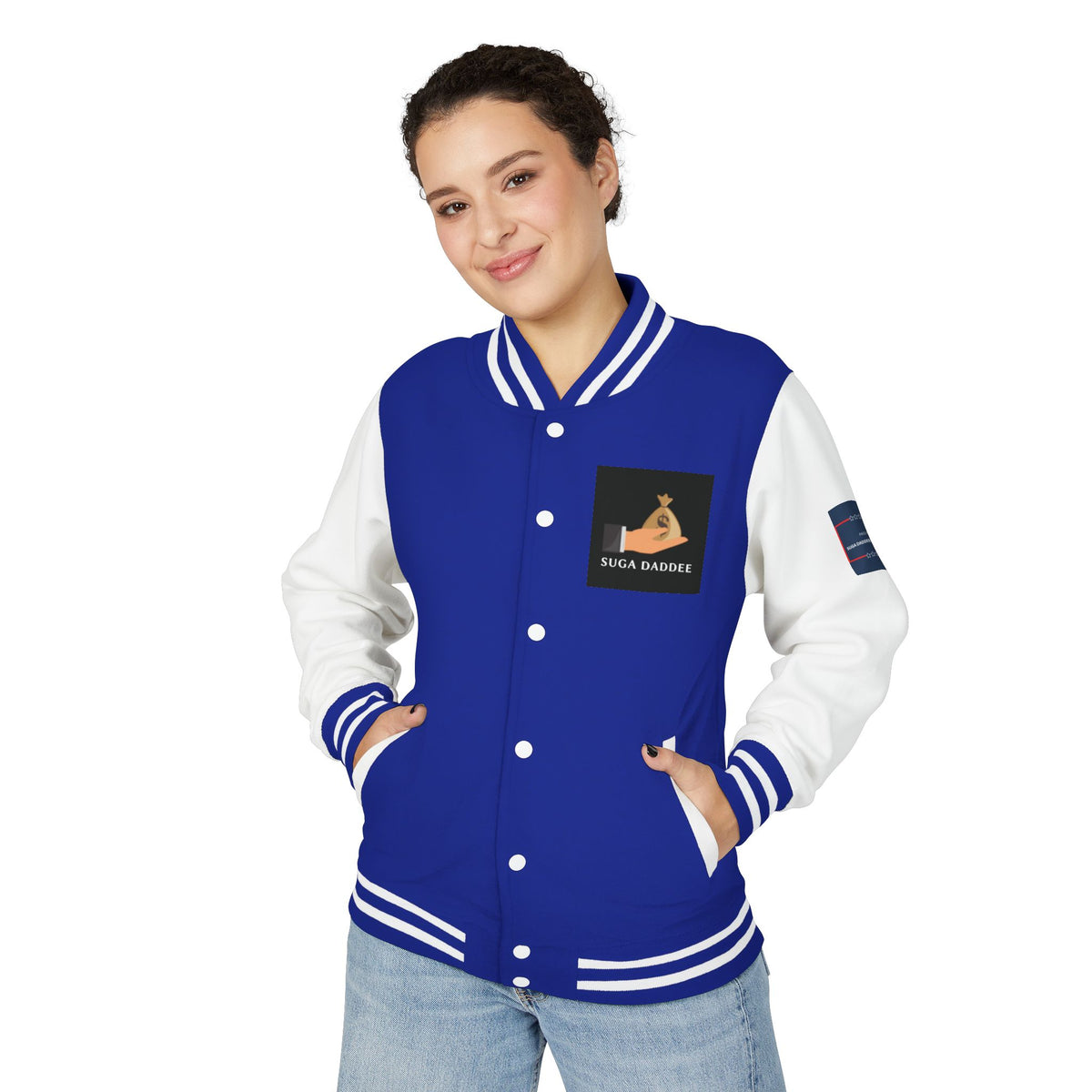 Letterman Jacket -SD Logo 2027 Varsity Style Red & White