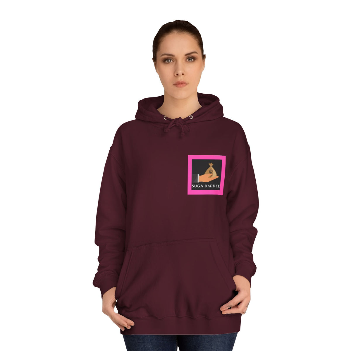 College Hoodie — Retro Neon 'Royale' Graphic Pullover