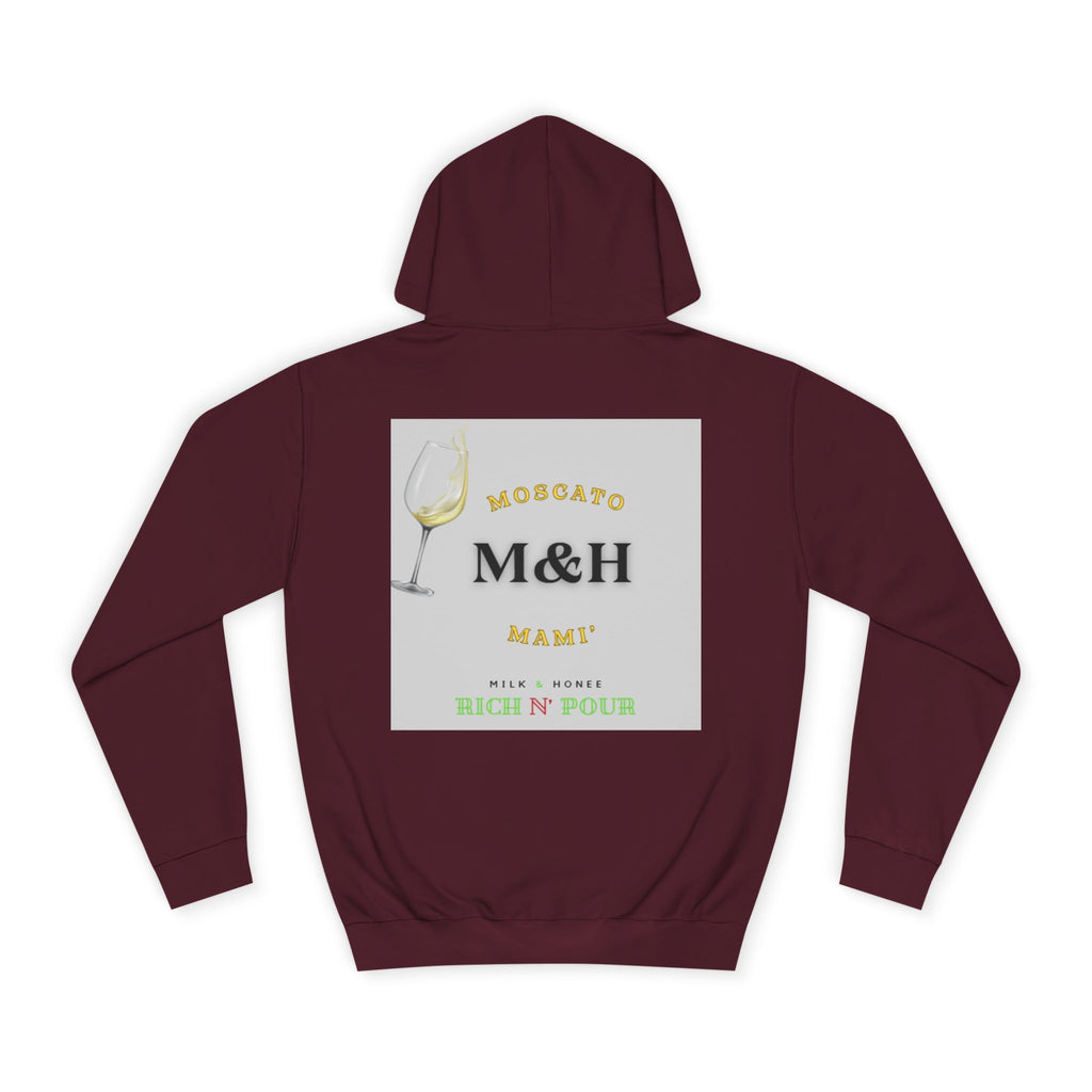 Wine Club Hoodie — "M&H Moscato" Graphic College Pullover