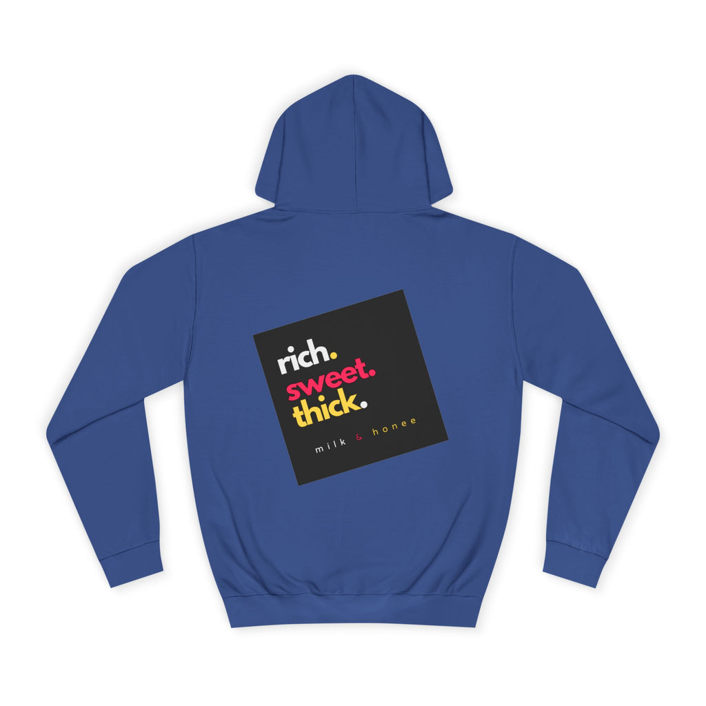 "Rich Sweet Thick" Graphic College Pullover