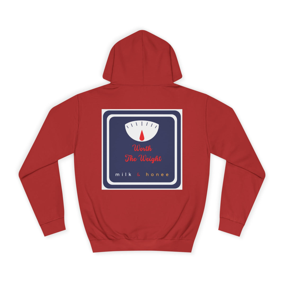 M&H Hoodie — "Worth" Graphic College Pullover