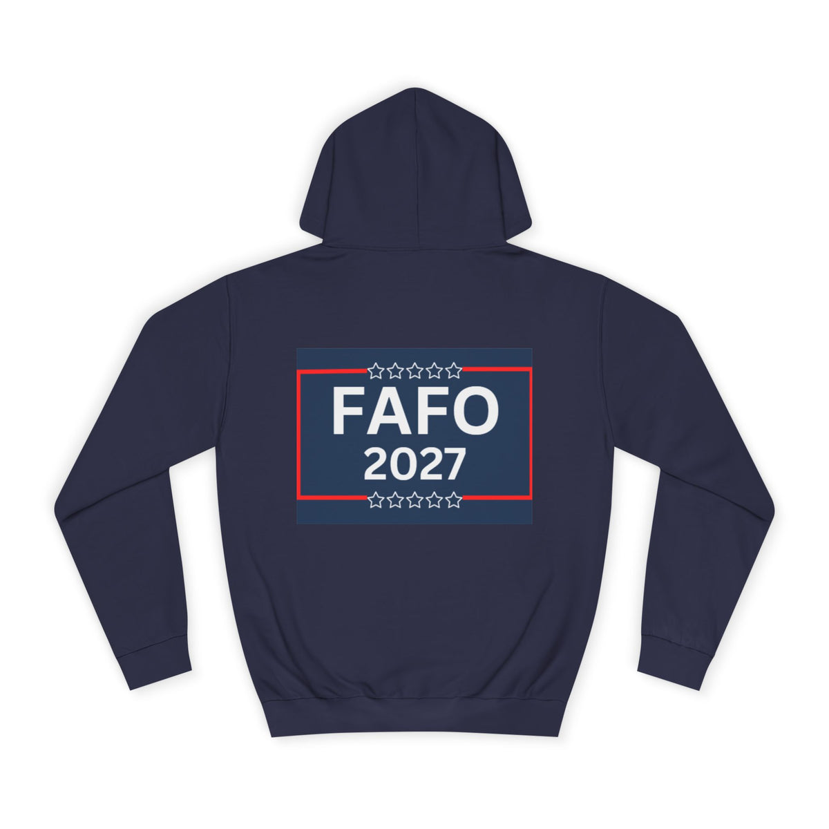 College Hoodie — Retro 'FAFO' Graphic Pullover
