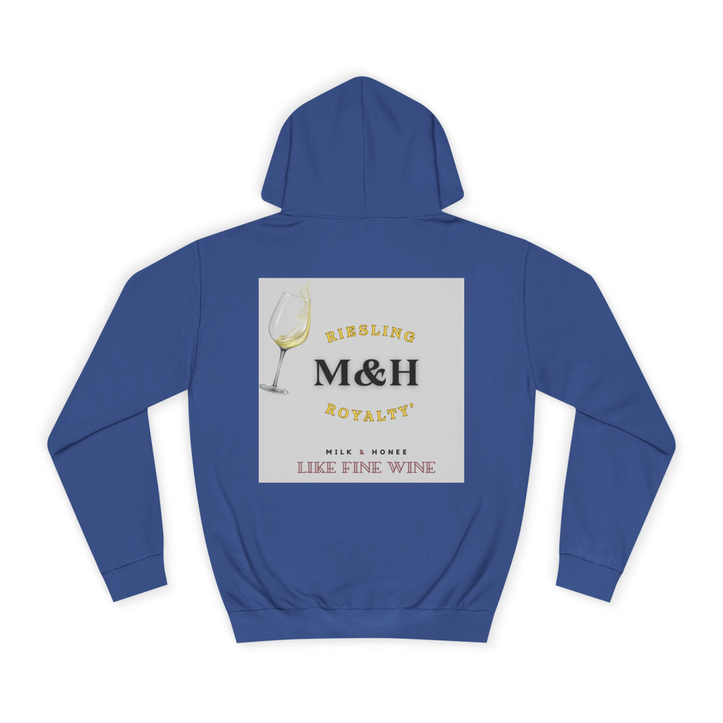 Wine Club Hoodie — "M&H Ries" Graphic College Pullover