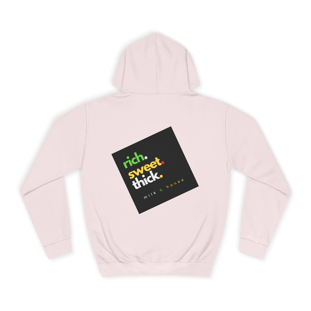 "Rich Sweet Thick" Graphic College Pullover