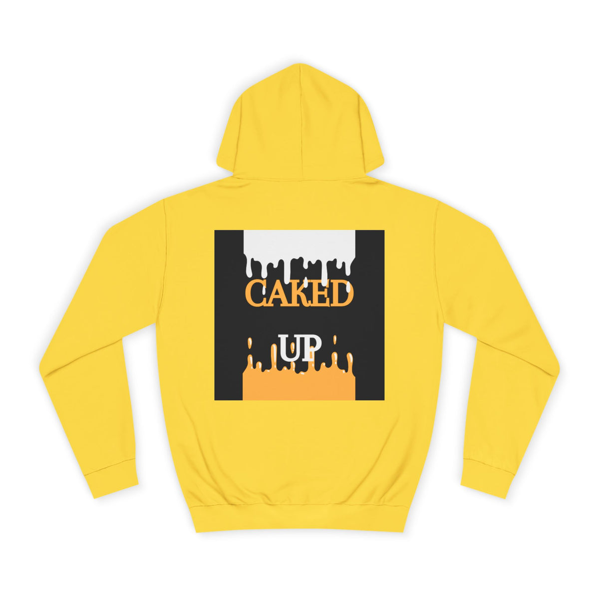 M&H Hoodie — "Caked Up" Graphic College Pullover