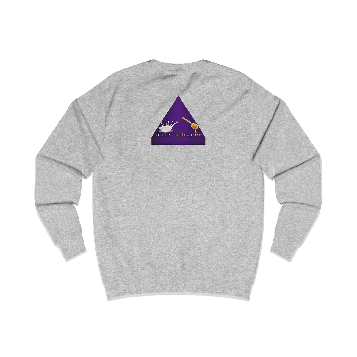 "rich. sweet. thick." Milk & Honee Graphic Crewneck