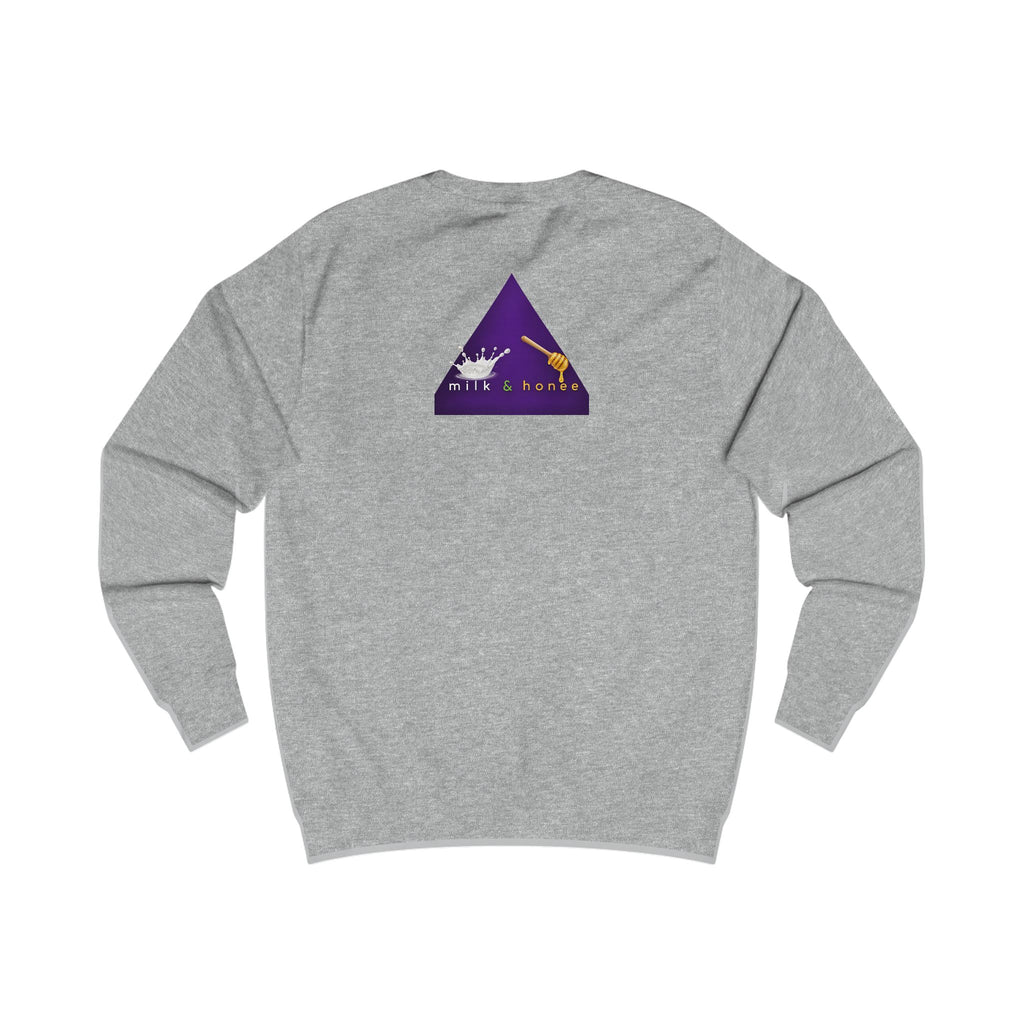 "rich. sweet. thick." Milk & Honee Graphic Crewneck