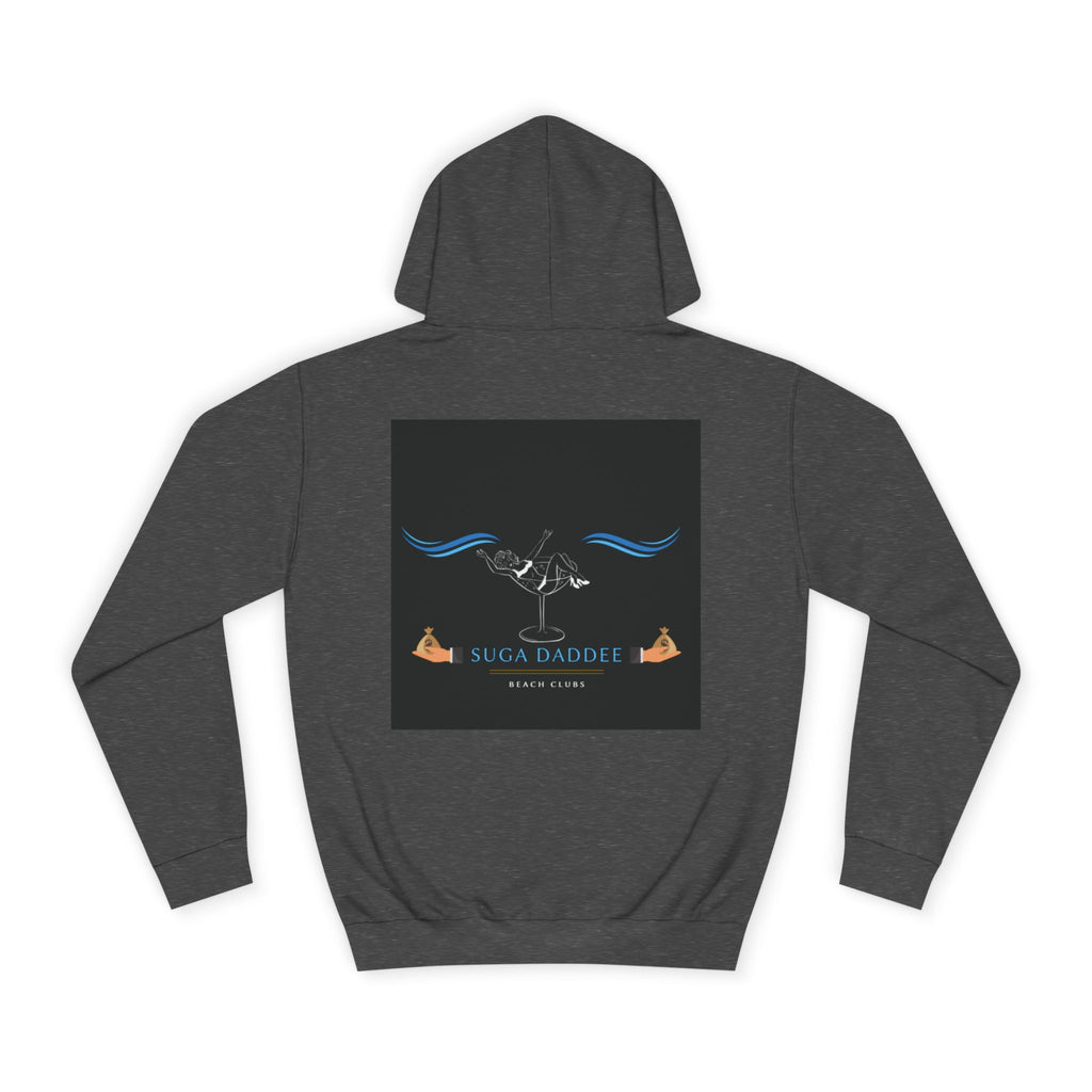 College Hoodie — Retro 'Beach Club' Graphic Pullover
