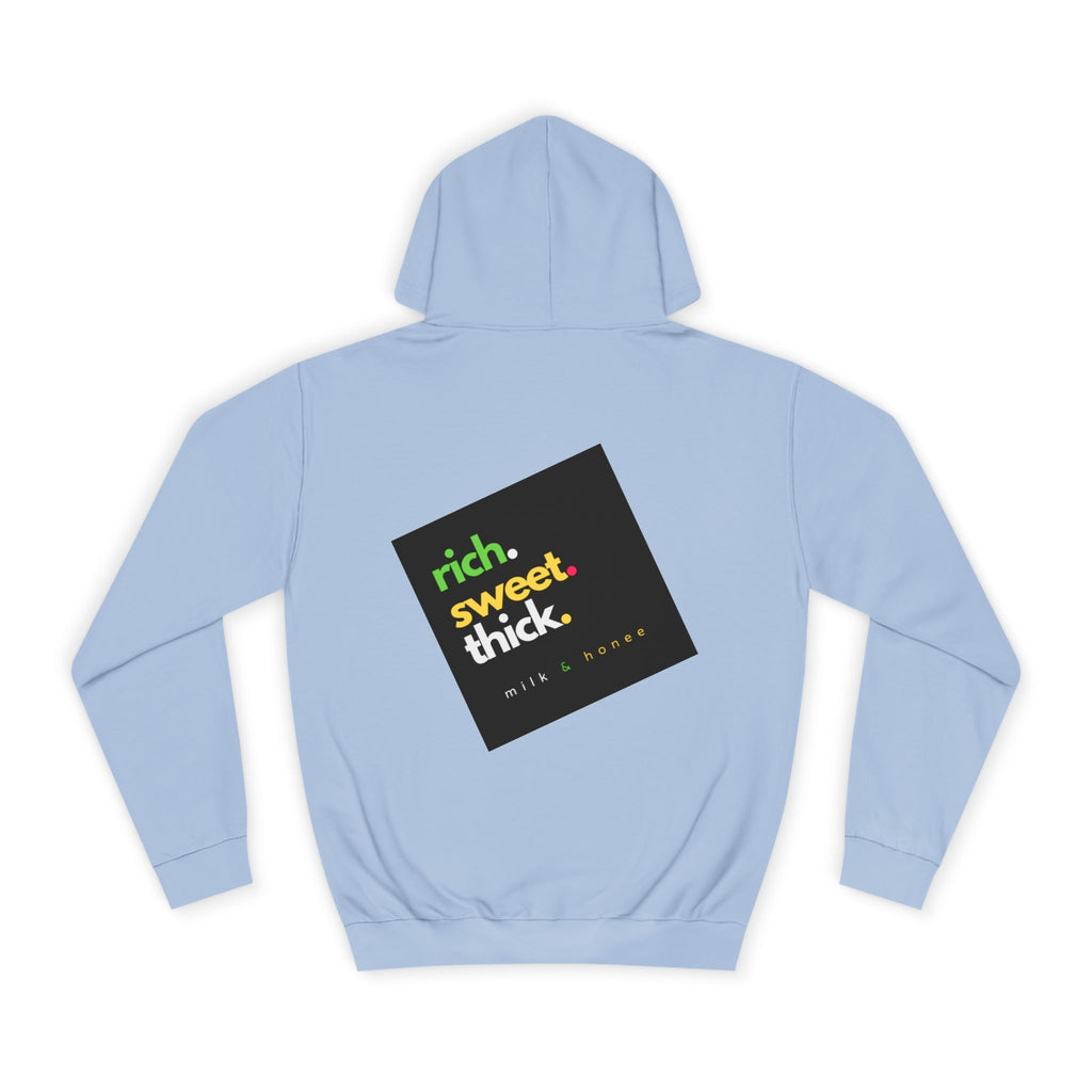 "Rich Sweet Thick" Graphic College Pullover