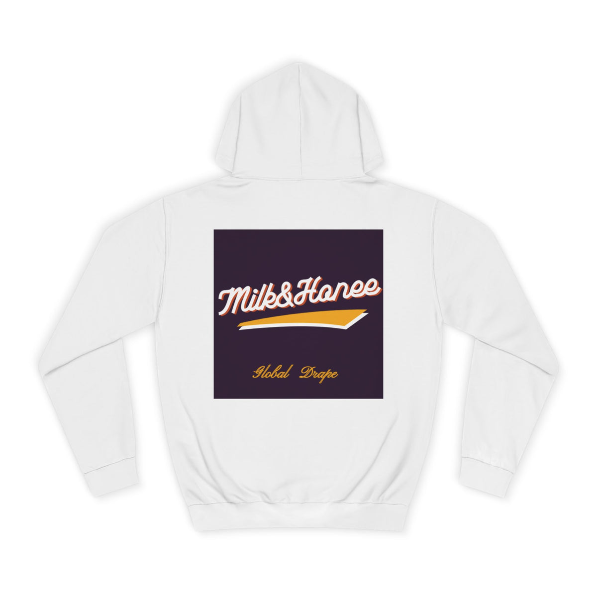 M&H Hoodie — "Drape" Graphic College Pullover