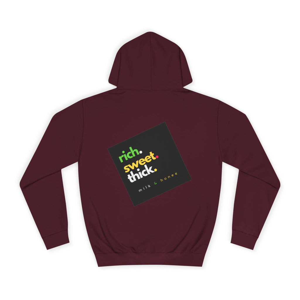 "Rich Sweet Thick" Graphic College Pullover