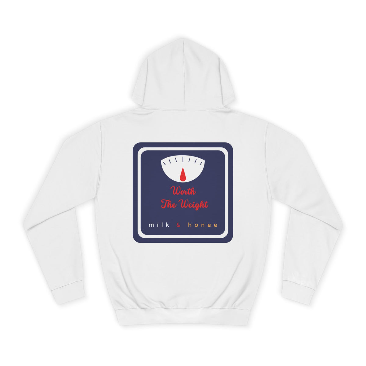 M&H Hoodie — "Worth" Graphic College Pullover