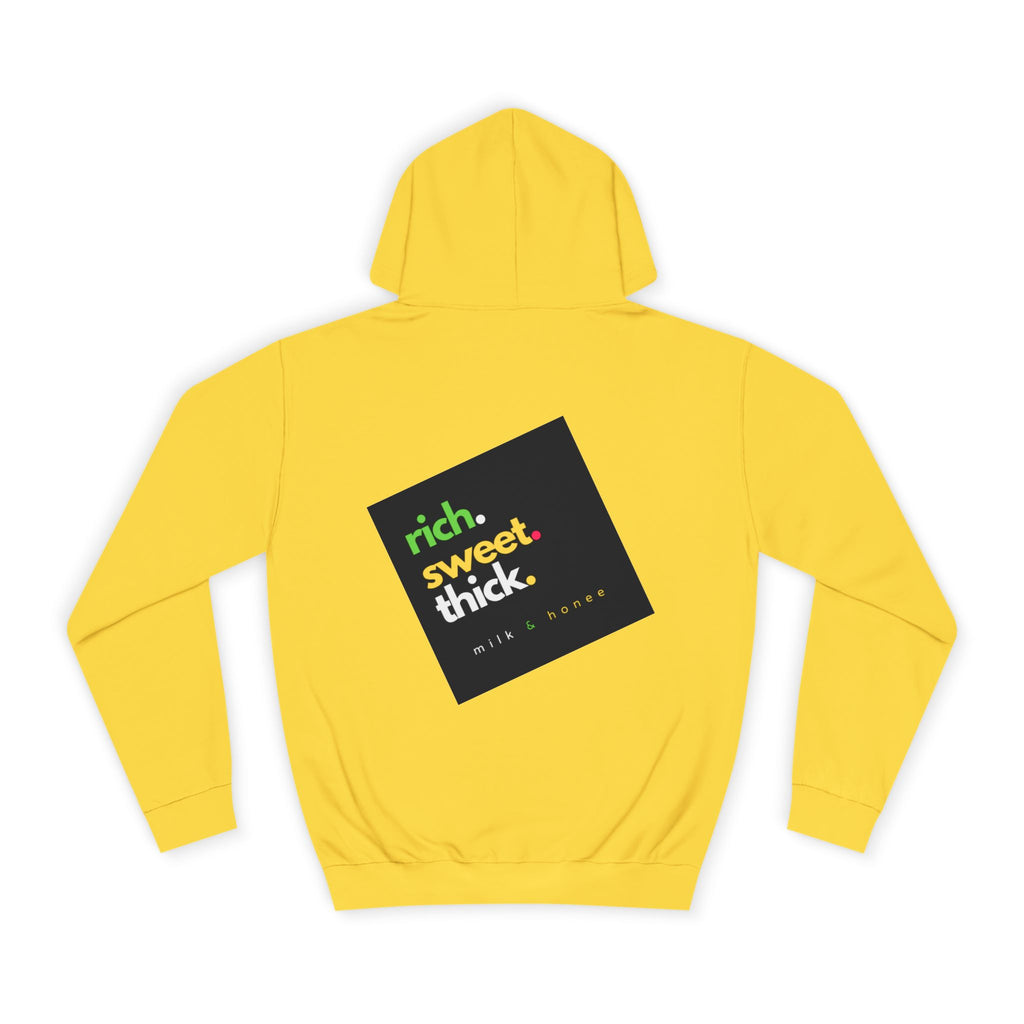 "Rich Sweet Thick" Graphic College Pullover