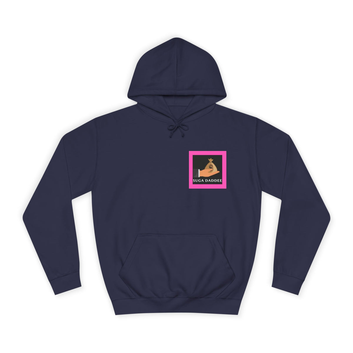 College Hoodie — Retro Neon 'Royale' Graphic Pullover