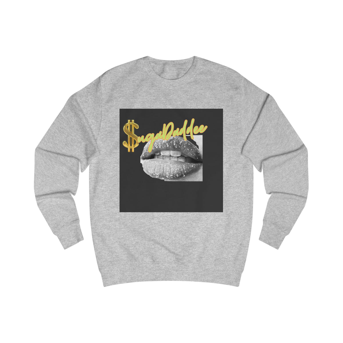 SugaDaddy Neon Lips Sweatshirt — Graphic Luxe Crewneck