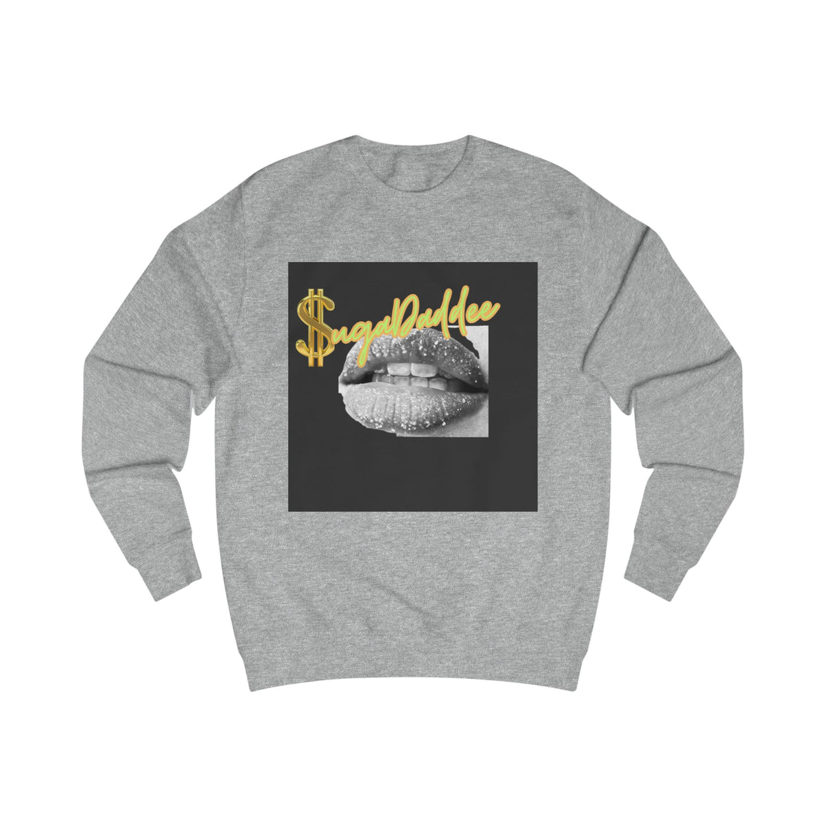 SugaDaddy Neon Lips Sweatshirt — Graphic Luxe Crewneck