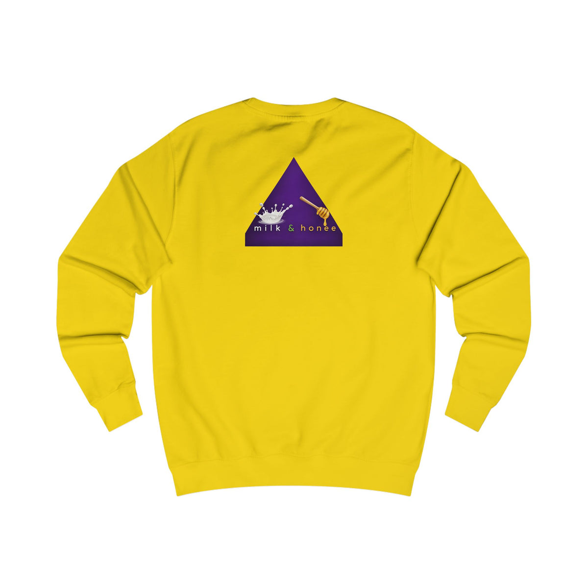 Sweatshirt — "rich. sweet. thick. 2."  Retro Typography Crewneck