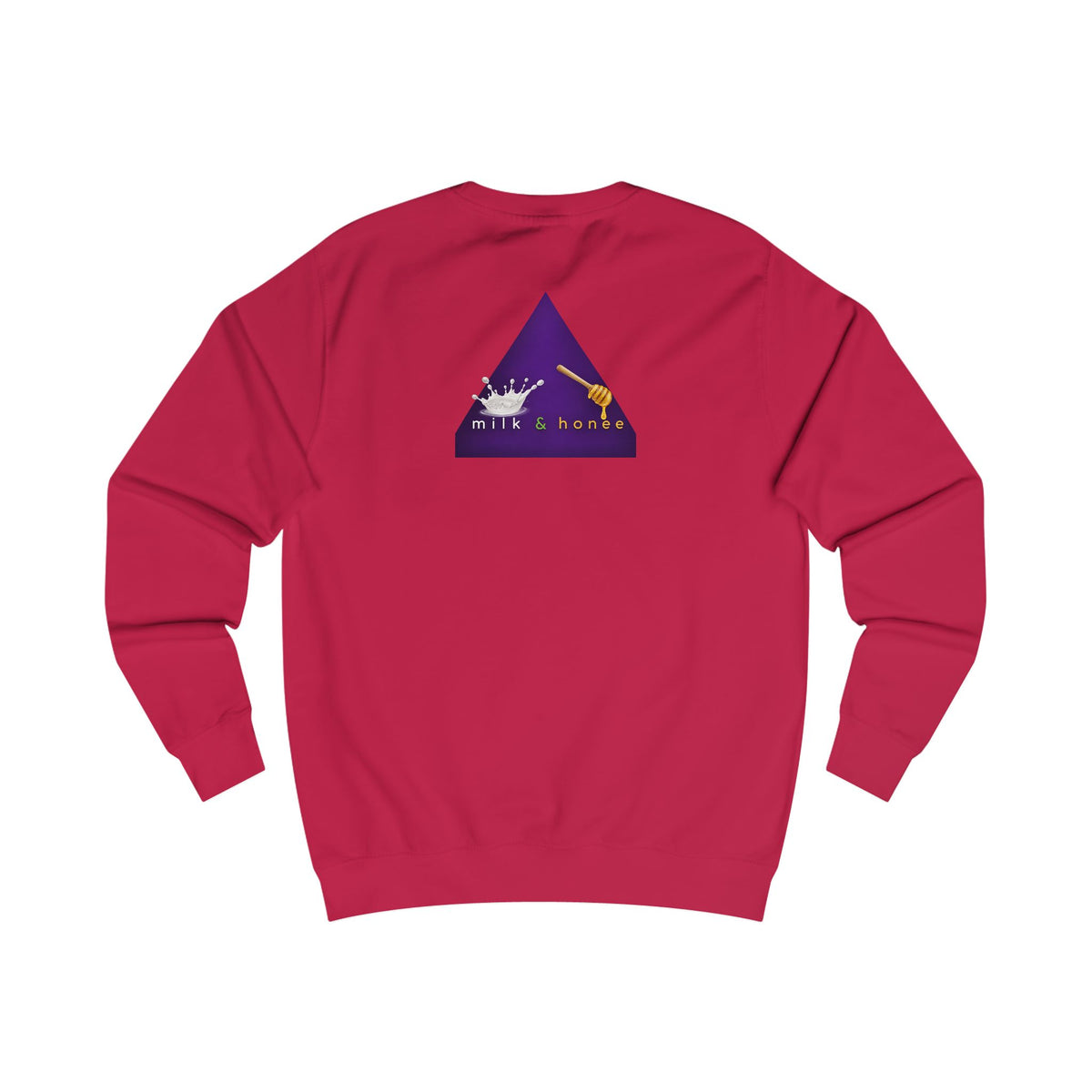 Sweatshirt — "rich. sweet. thick. 2."  Retro Typography Crewneck