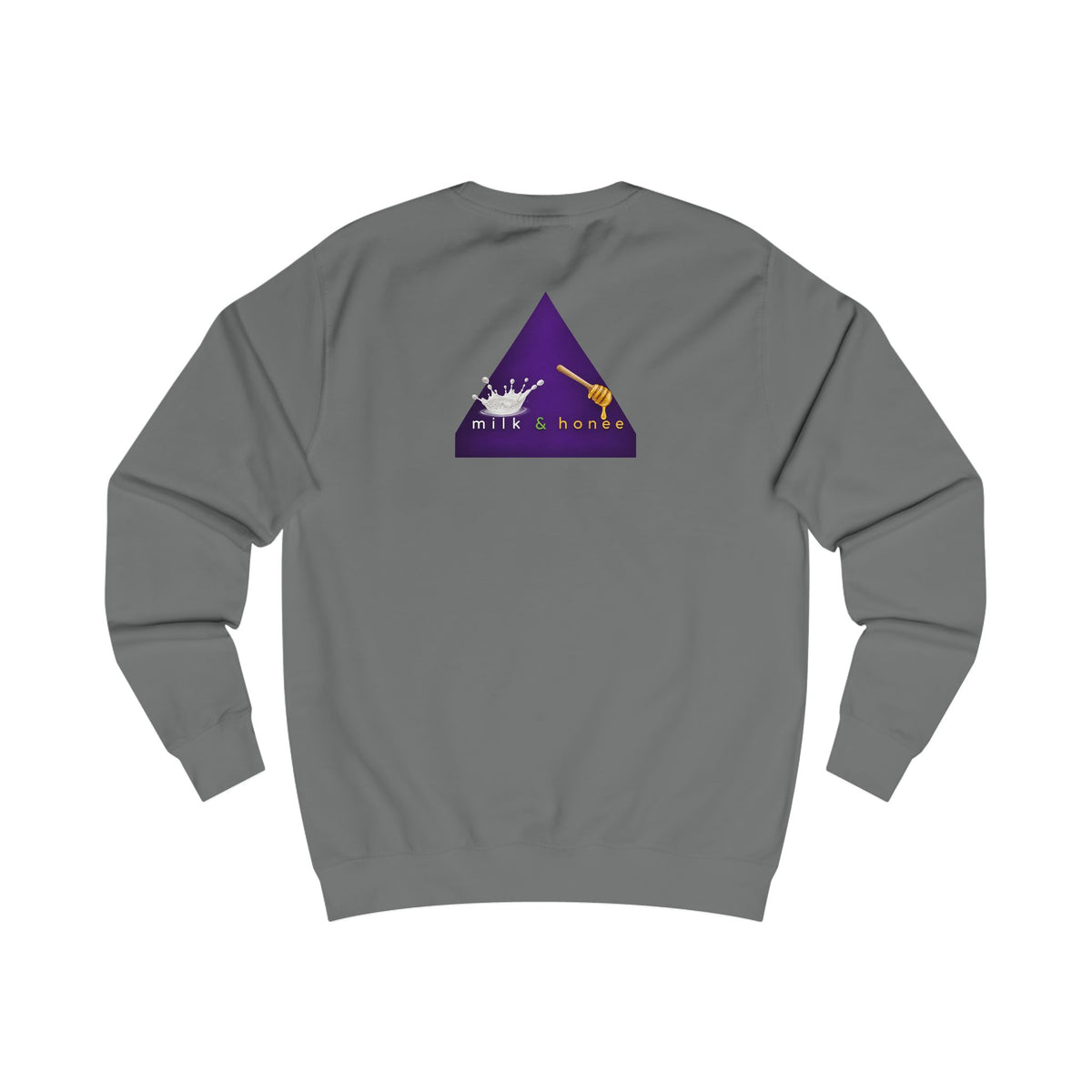 Sweatshirt — "rich. sweet. thick. 2."  Retro Typography Crewneck