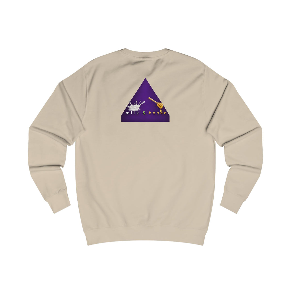Sweatshirt — "rich. sweet. thick. 2."  Retro Typography Crewneck