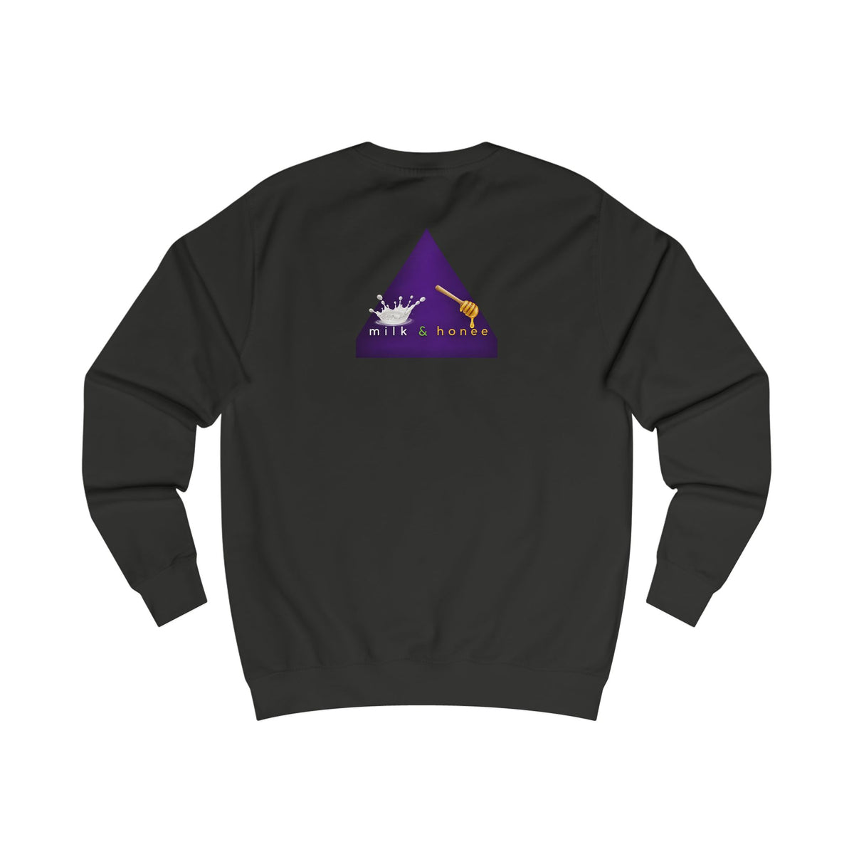 Sweatshirt — "rich. sweet. thick. 2."  Retro Typography Crewneck