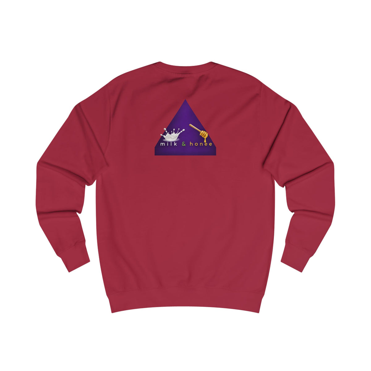 Sweatshirt — "rich. sweet. thick. 2."  Retro Typography Crewneck