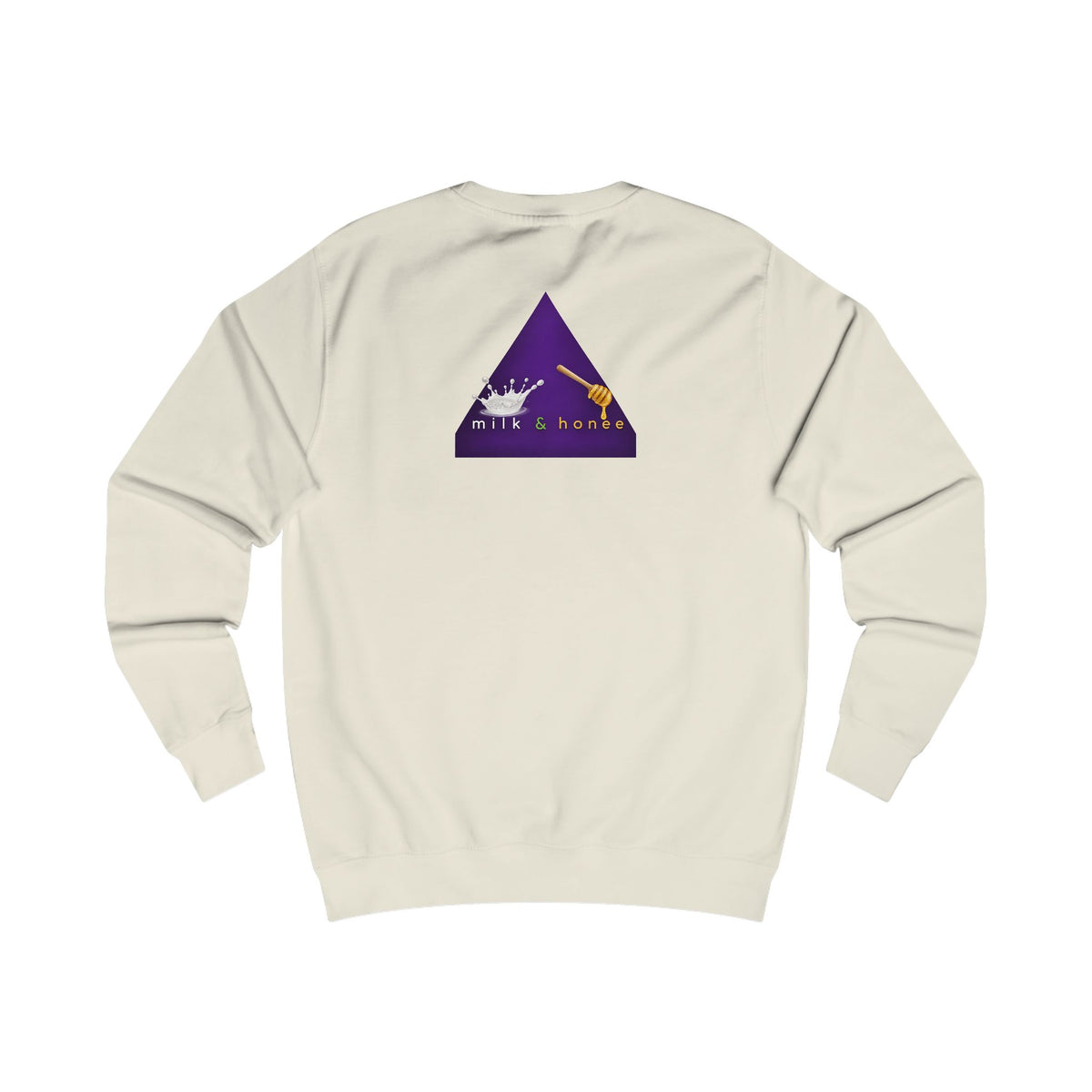 Sweatshirt — "rich. sweet. thick. 2."  Retro Typography Crewneck