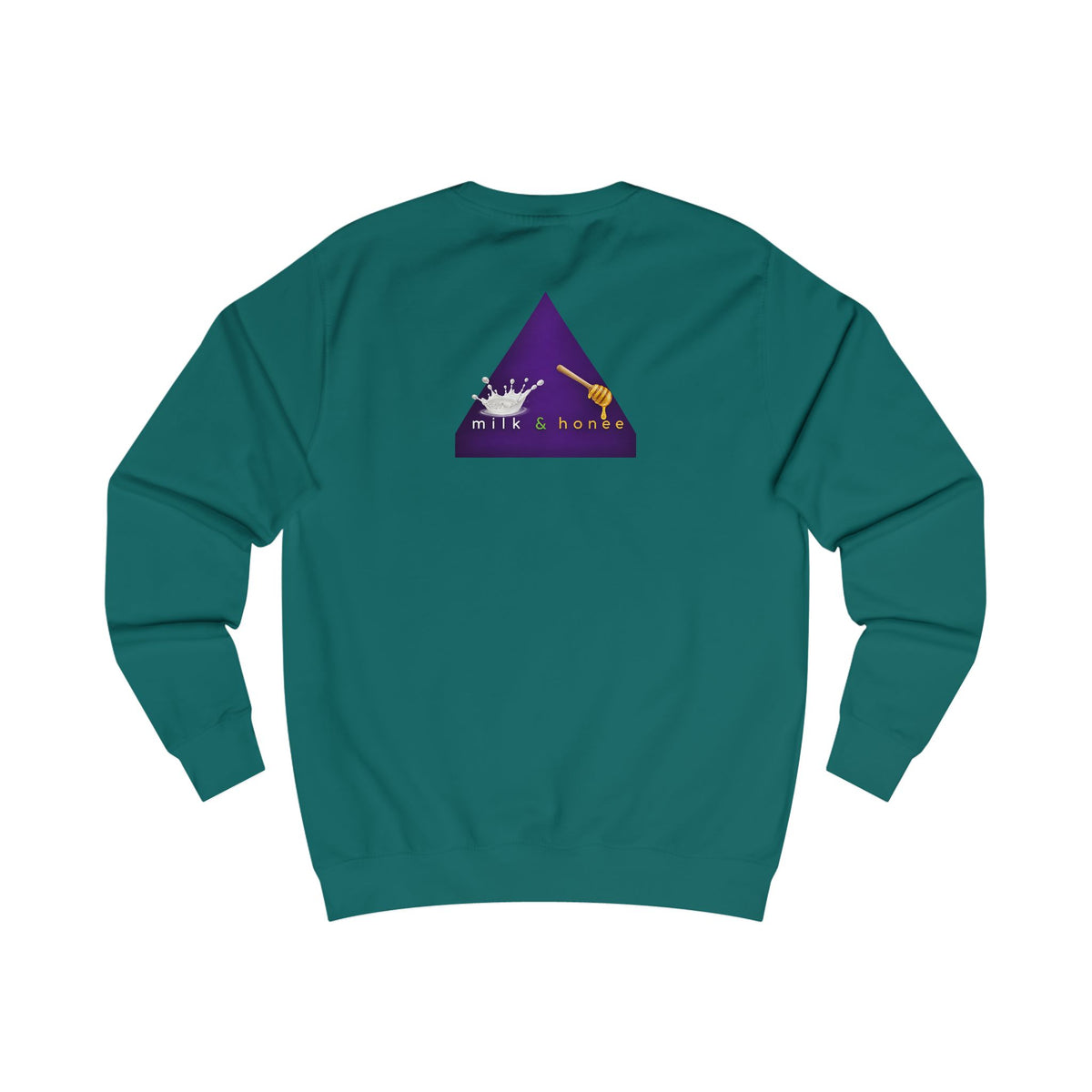 Sweatshirt — "rich. sweet. thick. 2."  Retro Typography Crewneck
