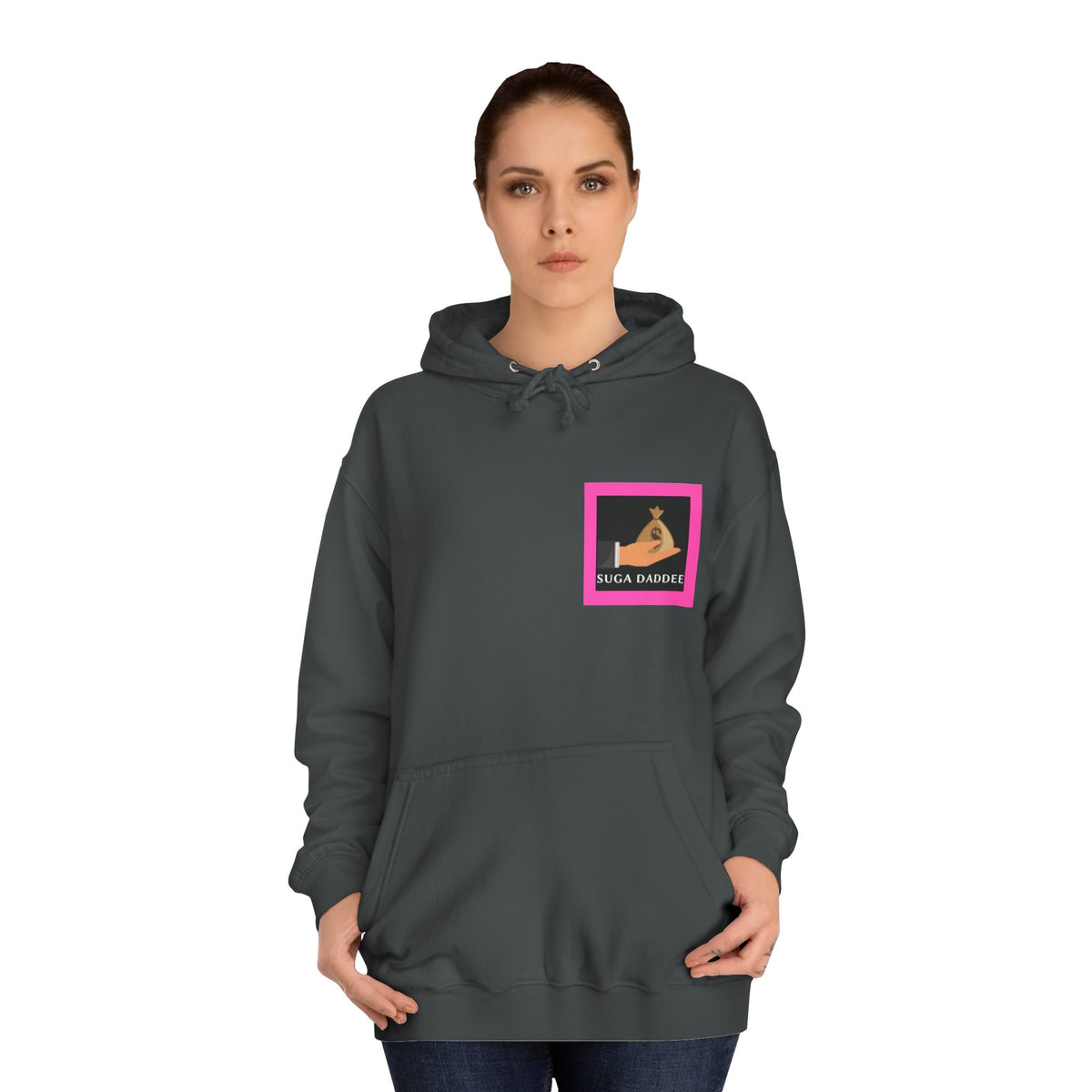 College Hoodie — Retro Neon 'Royale' Graphic Pullover
