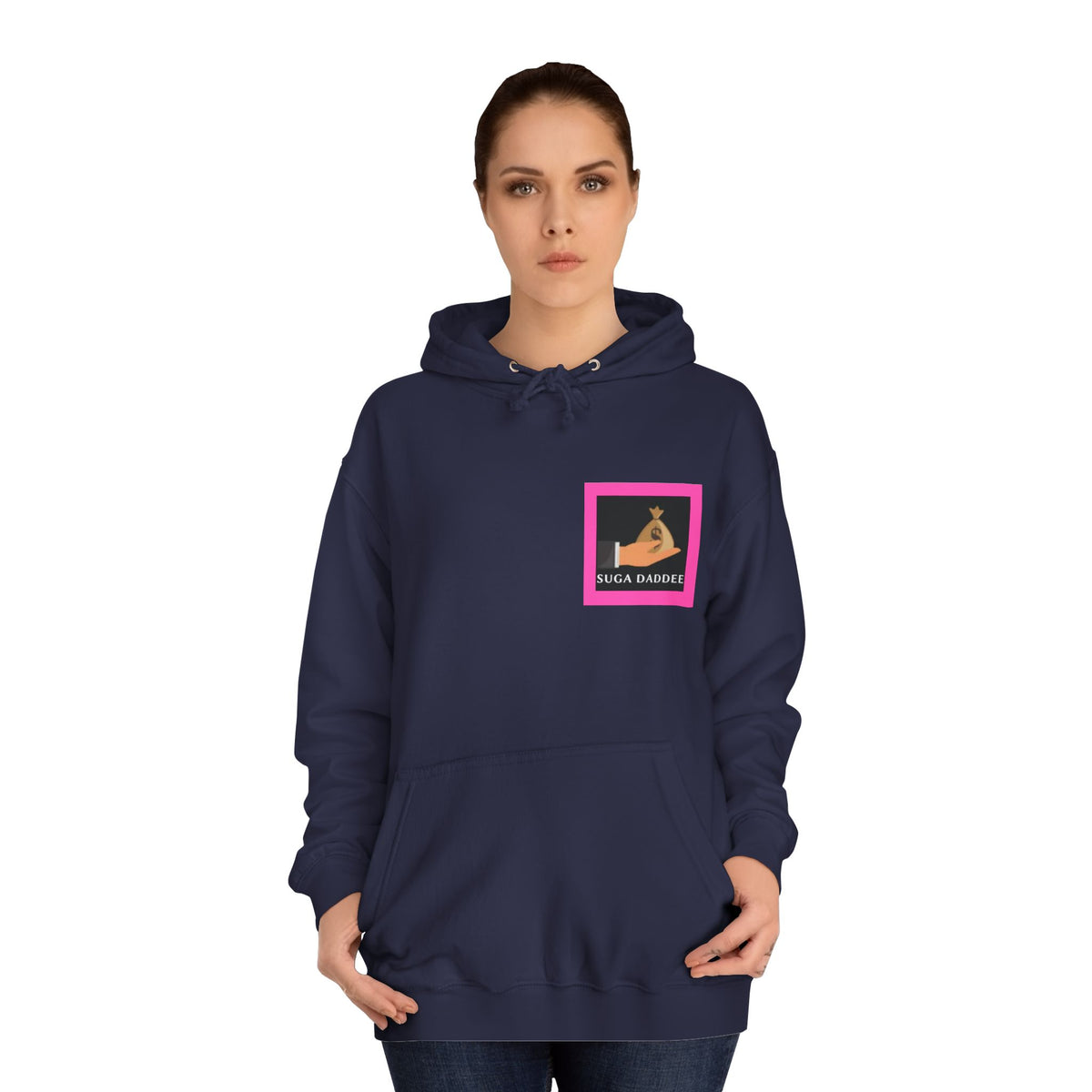 College Hoodie — Retro Neon 'Royale' Graphic Pullover