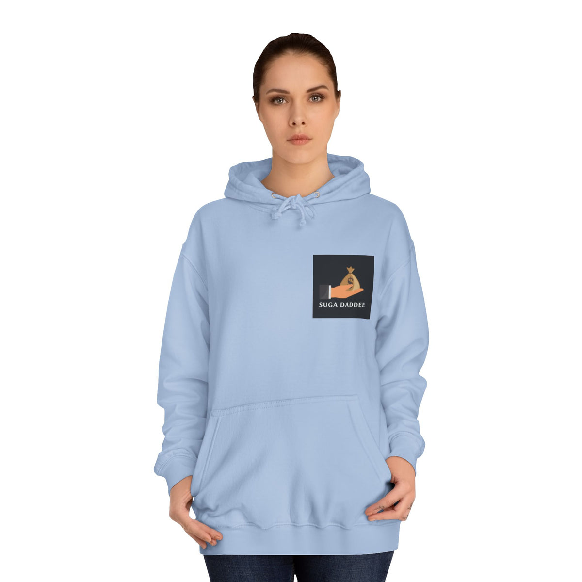 College Hoodie — Retro 'Beach Club' Graphic Pullover