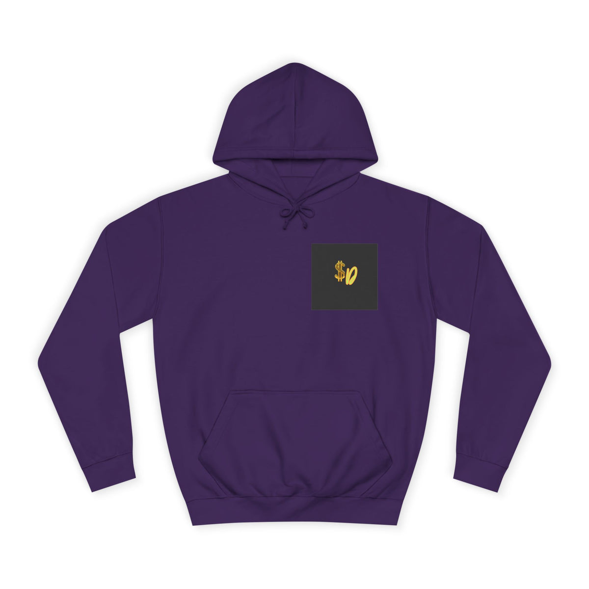 College Hoodie — Retro 'Kiss' Graphic Pullover