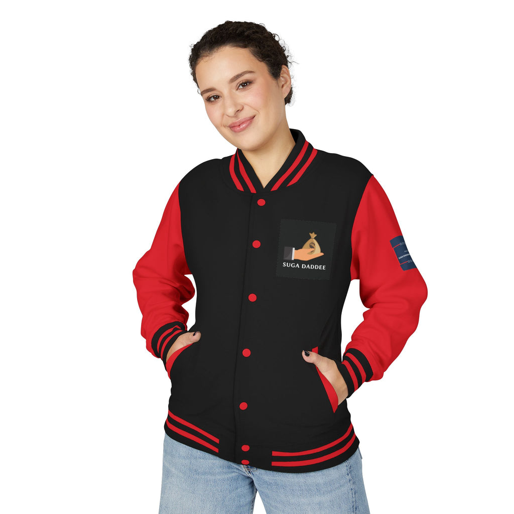 Letterman Jacket -SD Logo 2027 Varsity Style Red & White