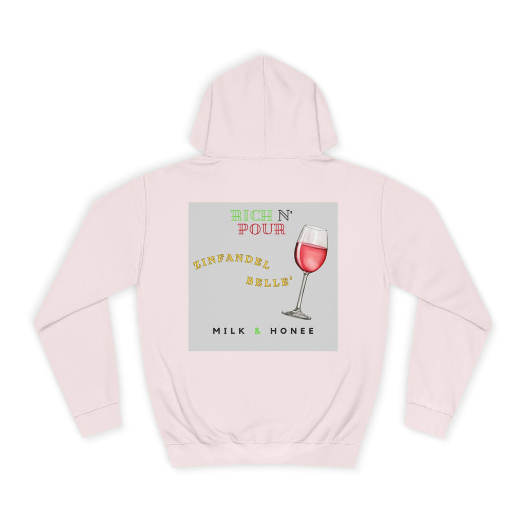 Wine Club Hoodie — "M&H Zinner" Graphic College Pullover