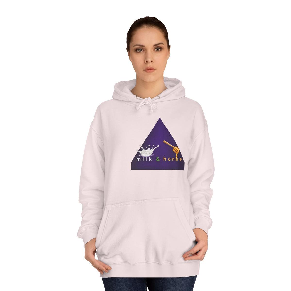 M&H Hoodie — "QUEEN'S CREST" Graphic College Pullover