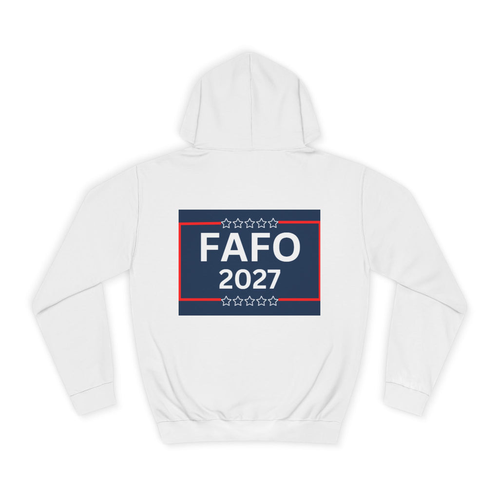 College Hoodie — Retro 'FAFO' Graphic Pullover