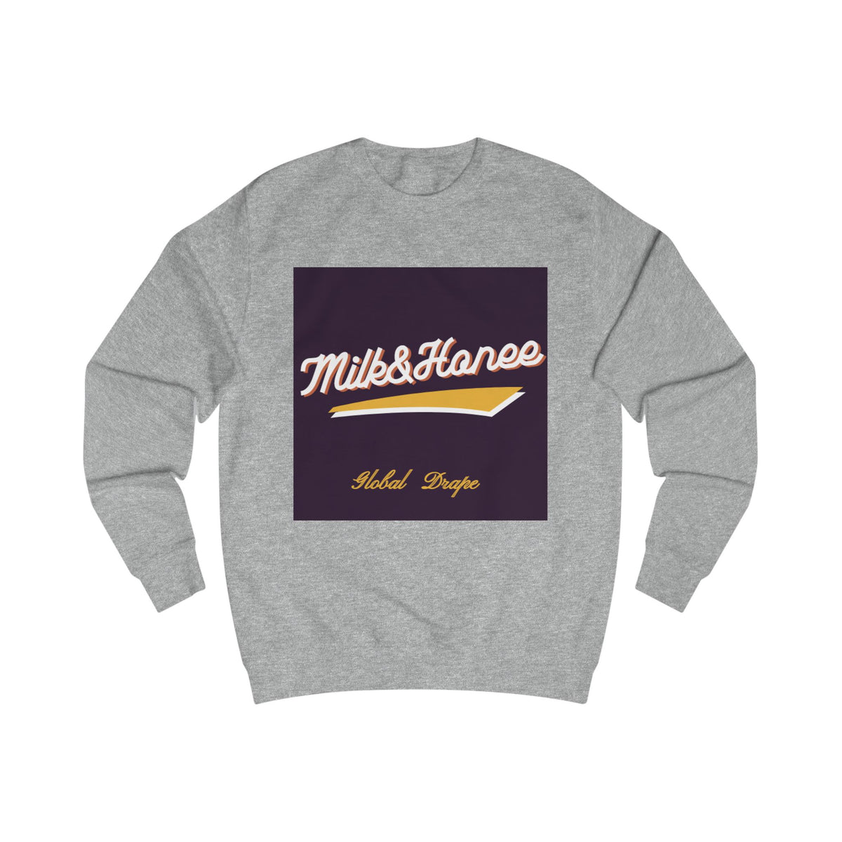 "Milk & Honee" Retro Script Logo Crewneck