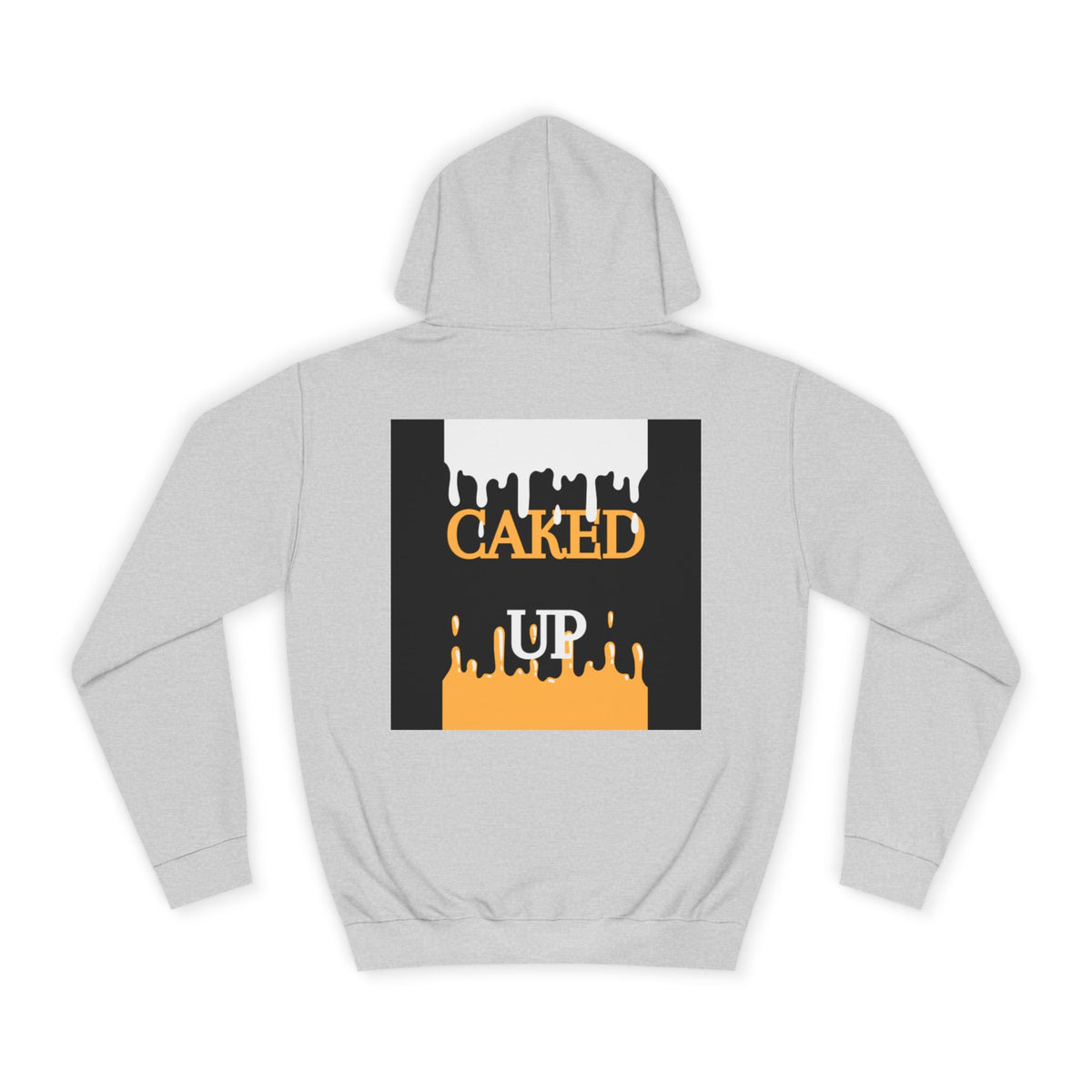 M&H Hoodie — "Caked Up" Graphic College Pullover