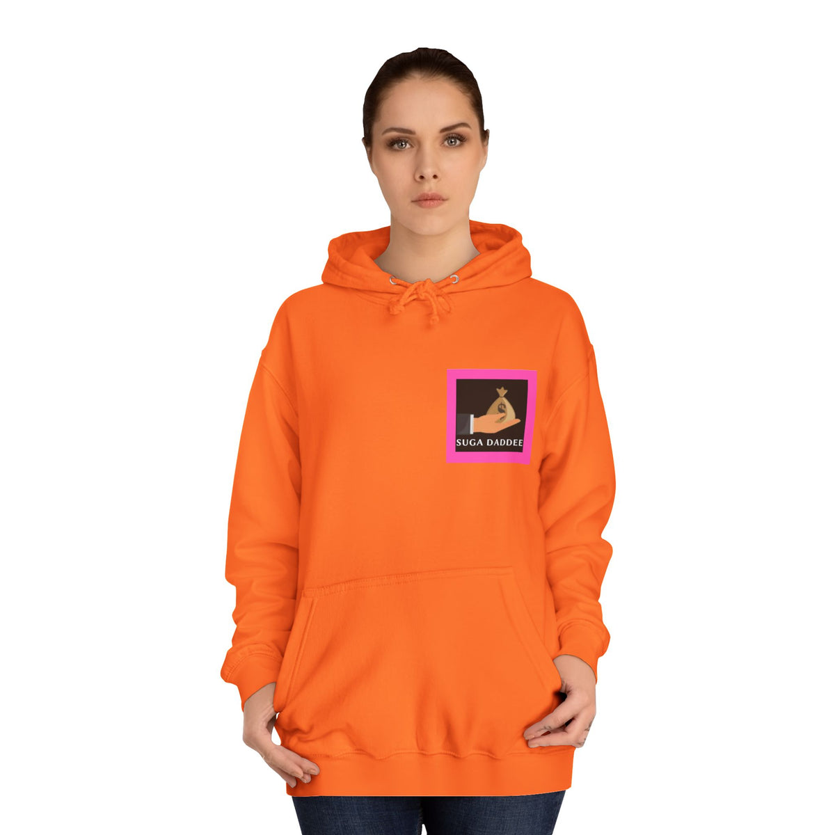 College Hoodie — Retro Neon 'Brozart' Graphic Pullover