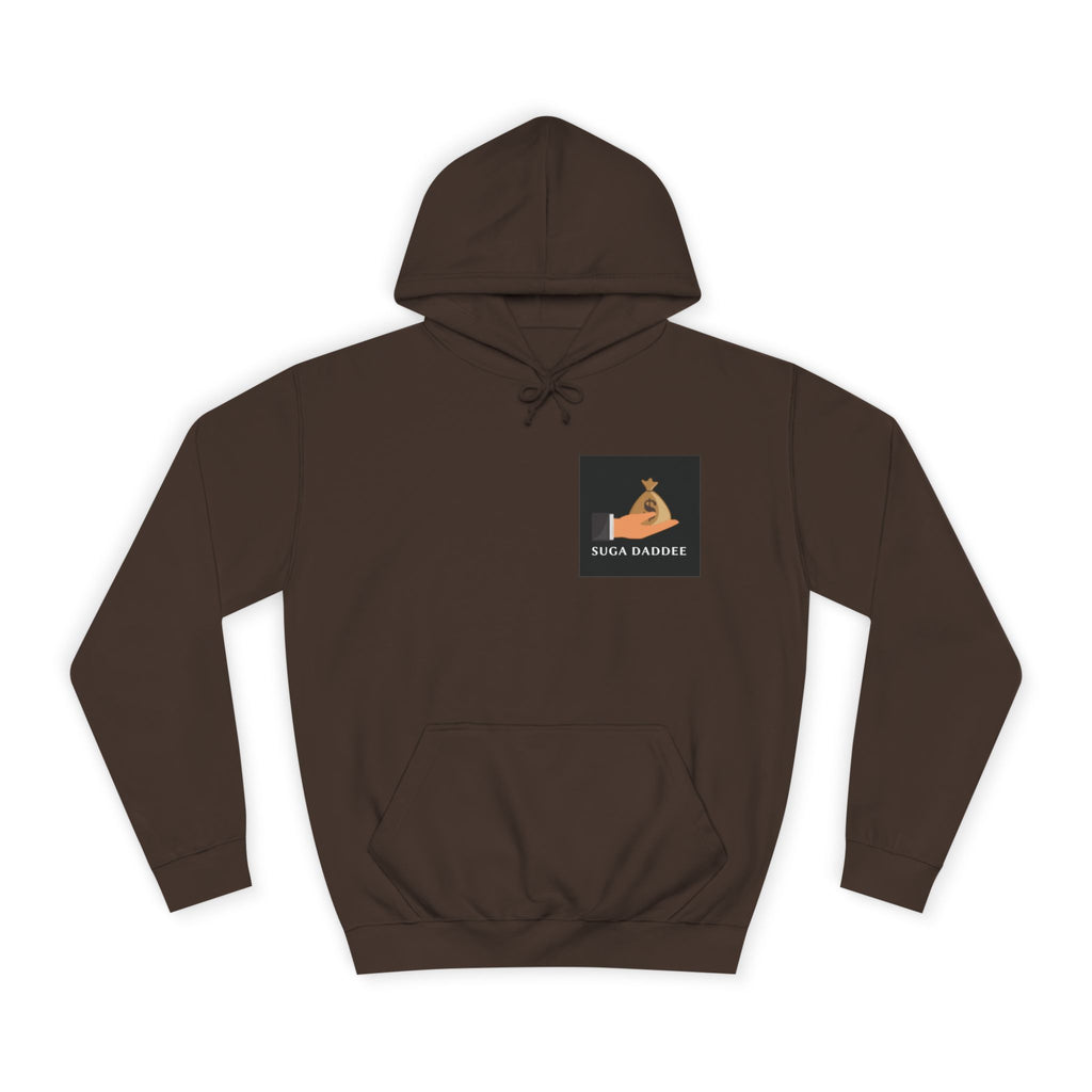 College Hoodie — Retro 'SD' Graphic Pullover