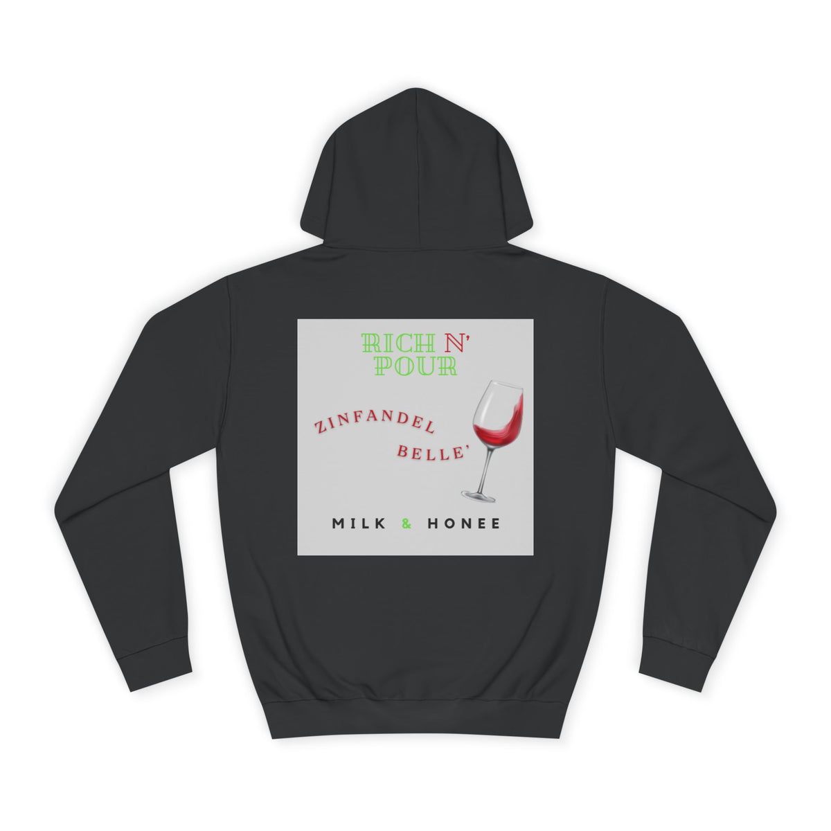 Wine Club Hoodie — "M&H Zinner 2" Graphic College Pullover