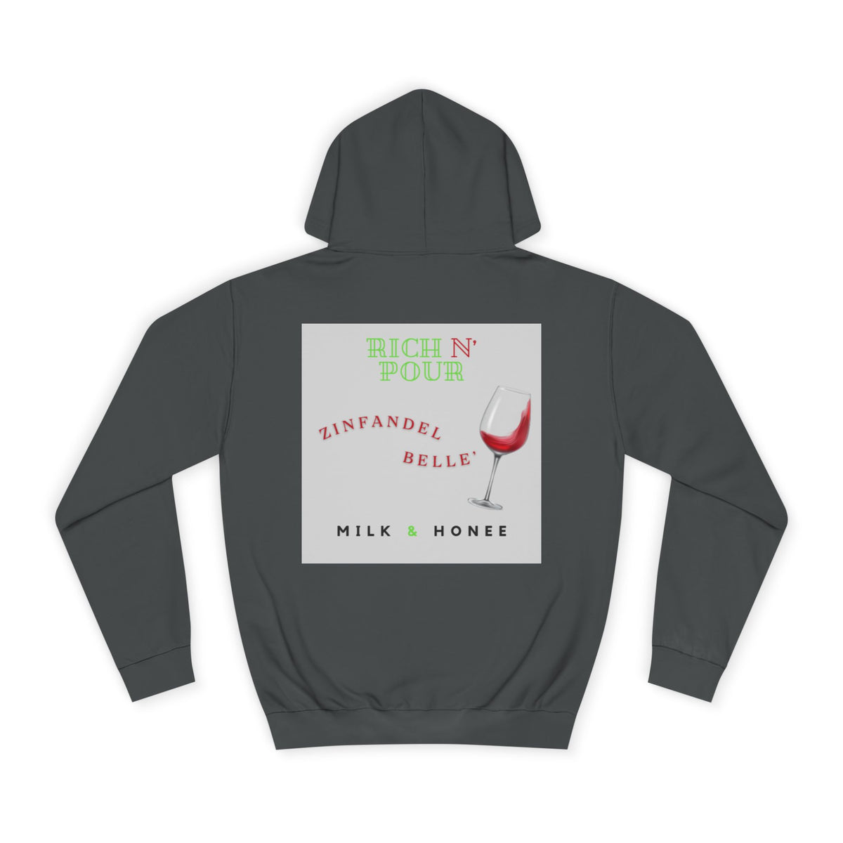 Wine Club Hoodie — "M&H Zinner 2" Graphic College Pullover