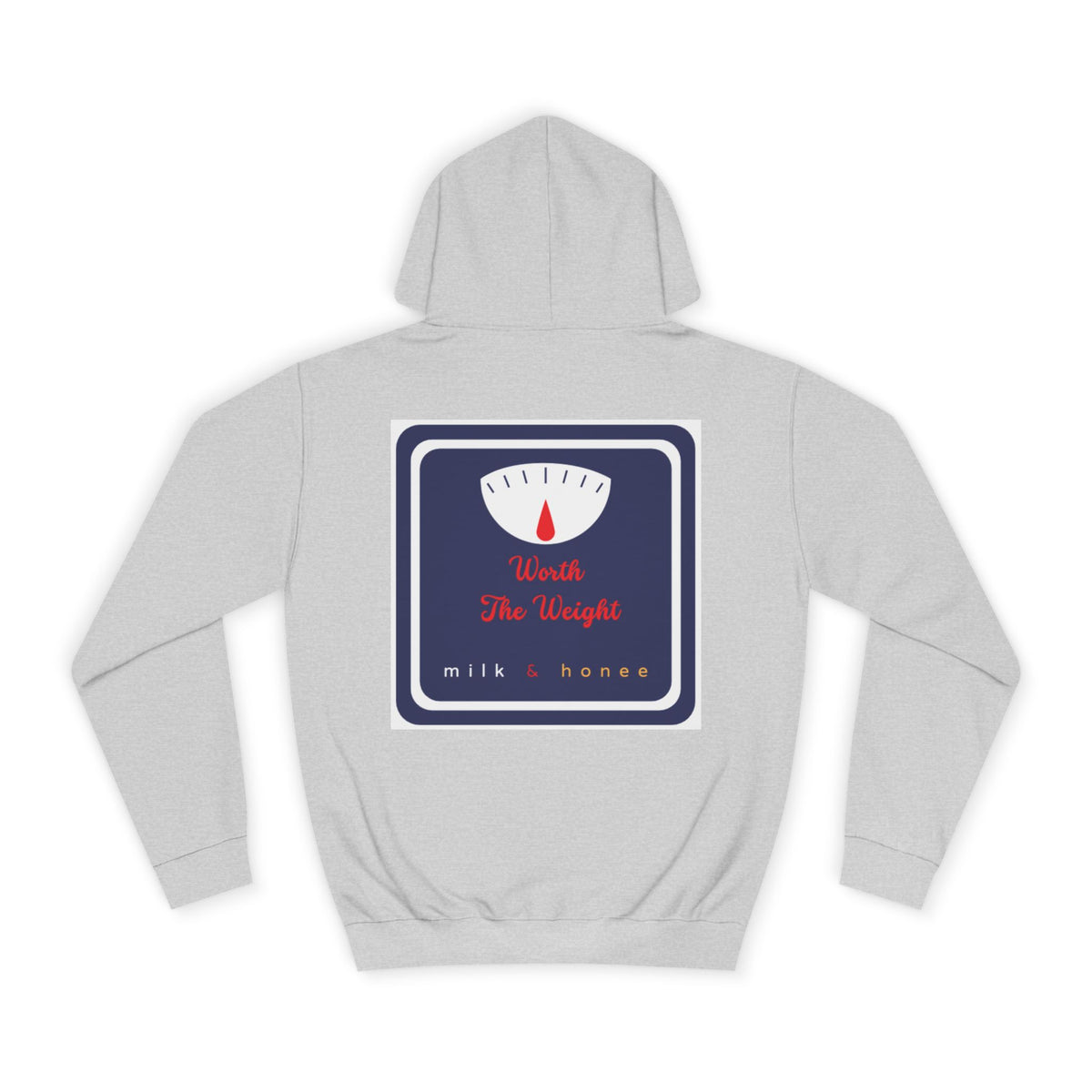 M&H Hoodie — "Worth" Graphic College Pullover