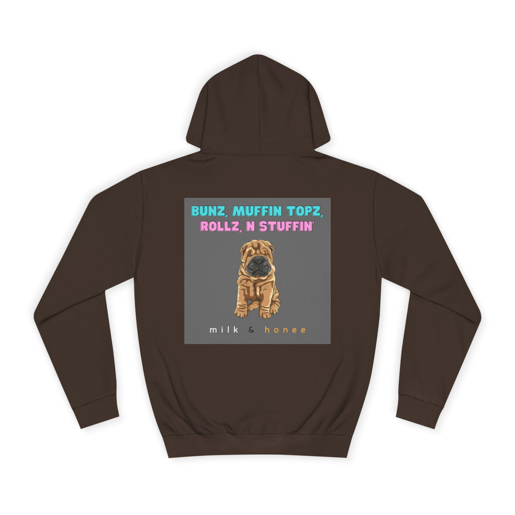 M&H Hoodie — "Muffin Topz" Graphic College Pullover