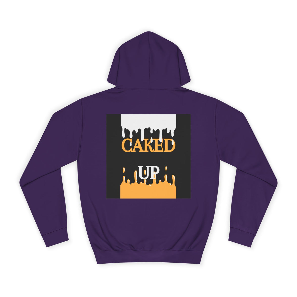 M&H Hoodie — "Caked Up" Graphic College Pullover