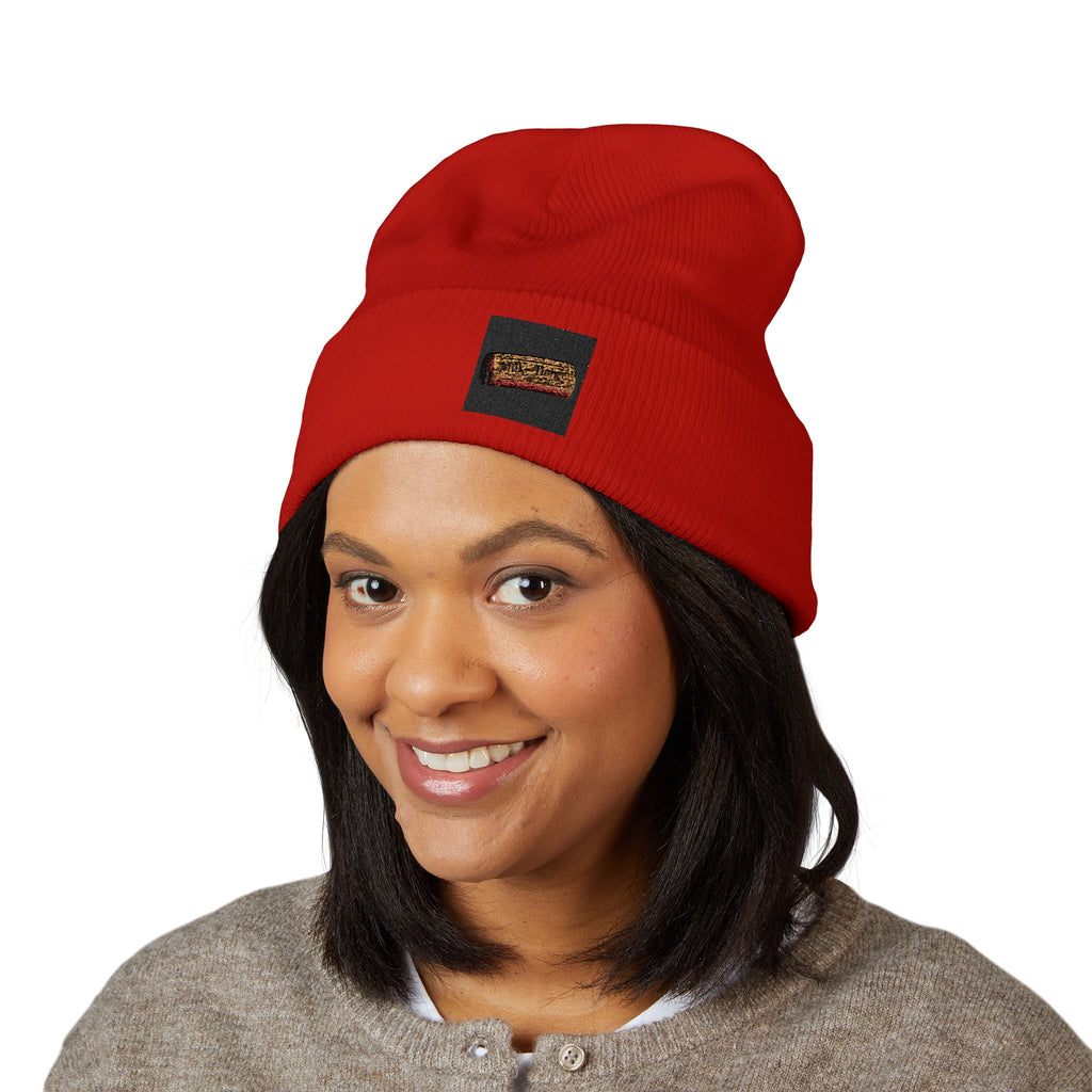 M&H WINE CLUB Cuffed Beanie — Classic Knit Winter Hat