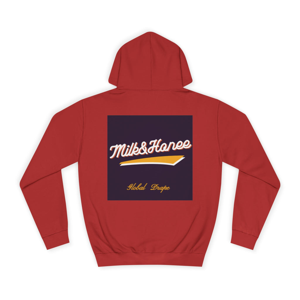 M&H Hoodie — "Drape" Graphic College Pullover