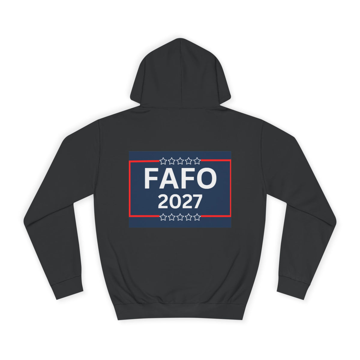 College Hoodie — Retro 'FAFO' Graphic Pullover